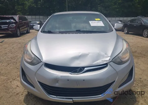 2016 Hyundai Elantra Se from USA, damaged, VIN 5NPDH4AE5GH682981